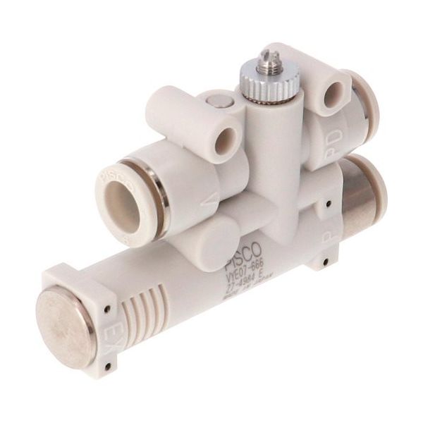 日本ピスコ ピスコ 真空発生器 破壊機能付 大気開放仕様ノズル07ポート6供給6廃棄6 VYE07-666 1個 809-5938（直送品）