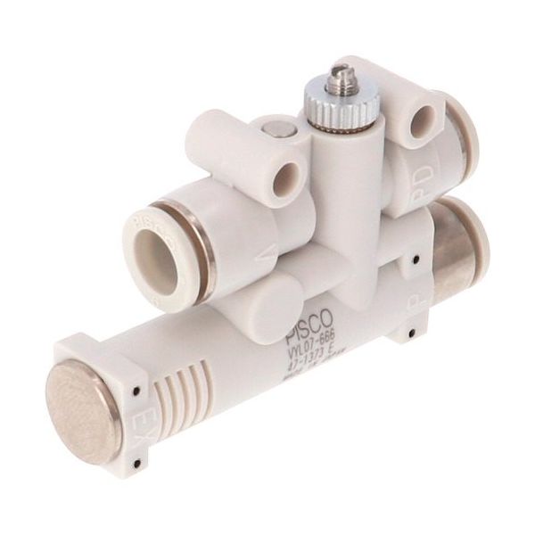 日本ピスコ ピスコ 真空発生器 破壊機能付 大気開放仕様ノズル07ポート6供給6廃棄6 VYL07-666 1個 809-5970（直送品）