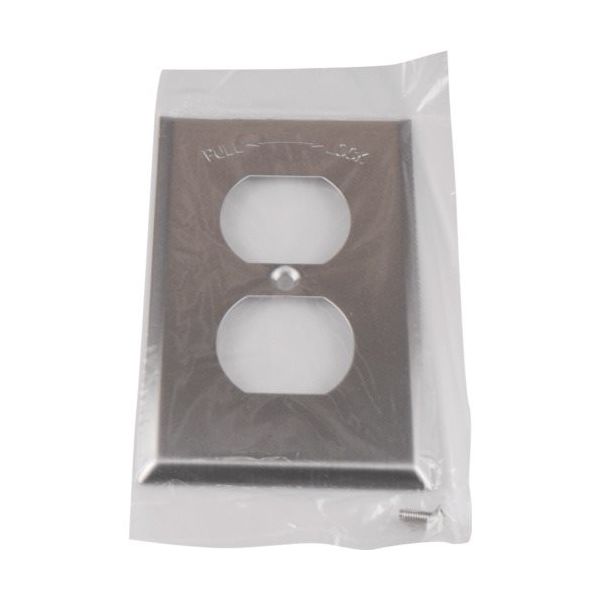 アメリカン電機 ステンレスプレート 引掛複式1ケ用 101S 1枚 850-1049（直送品）