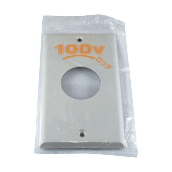 アメリカン電機 エンプラプレート 引掛小穴1ケ用 P:101 100V 1141N-100 1枚 850-1056（直送品）