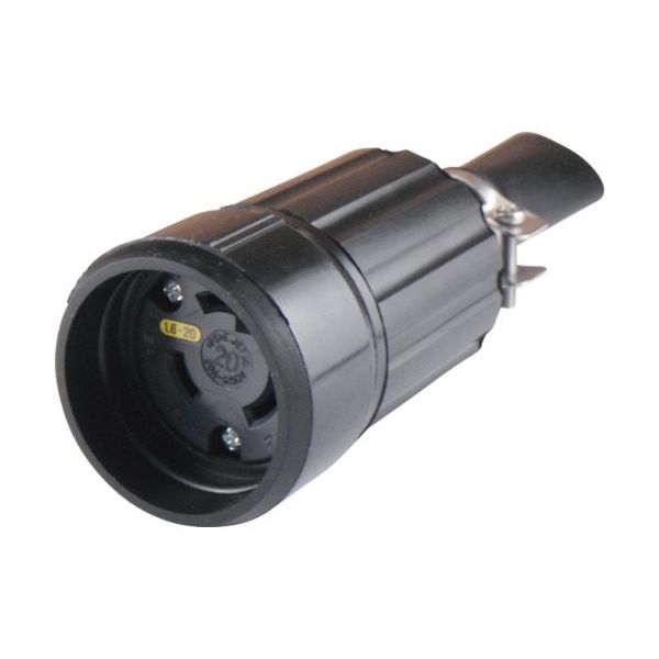 アメリカン電機 引掛形 防水形コネクタボディ 接地2P20A250V 3224RW-L6 1個 850-1100（直送品）