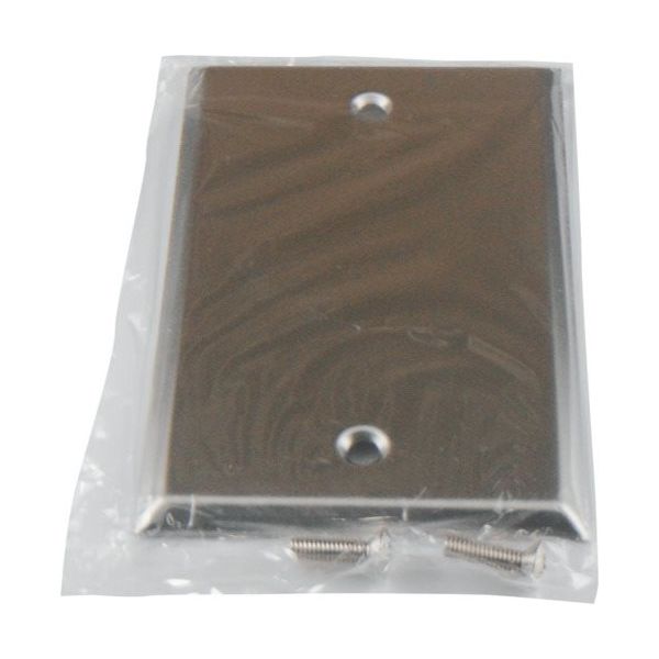 アメリカン電機 ステンレスプレート ブランク1ケ用 K41S 1枚 850-1171（直送品）