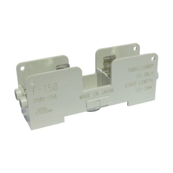 サトーパーツ スクリューレス結線ヒューズホルダー Fー750 φ6.4X30 1個 788-9526（直送品）