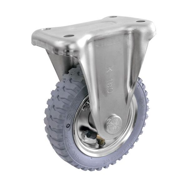 シシクSISIKUアドクライス シシク 空気入車輪付キャスター 固定 153mm AIK-6-2G 1個 112-9399（直送品）