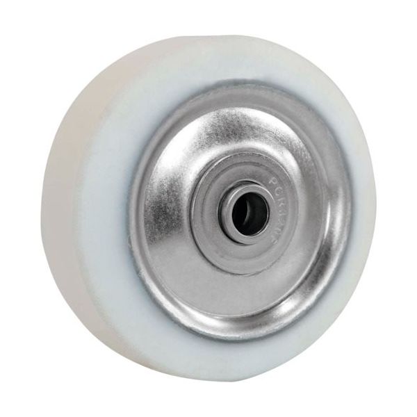 シシクSISIKUアドクライス シシク 抗菌ホワイトウレタン車輪のみ 100径 WUW-100 1個 112-9425（直送品）