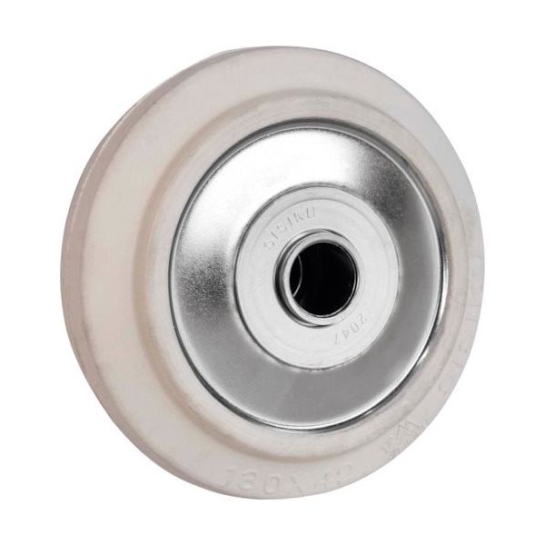 シシクSISIKUアドクライス シシク ホワイトジエンゴム車輪のみ 130径 WW-130 1個 112-9418（直送品）