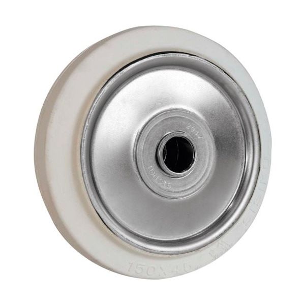 シシクSISIKUアドクライス シシク ホワイトジエンゴム車輪のみ 150径 WW-150 1個 112-9417（直送品）