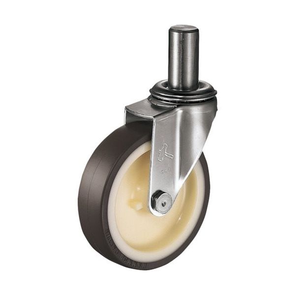 ハンマーキャスター ハンマー EKシリーズオールステンレス 旋回式ウレタン車輪(ナイロンホイール)100mm 320EK-UR100 1個（直送品）