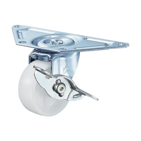 ハンマーキャスター ハンマー Gシリーズコーナー 旋回式ナイロン車輪 50mm ストッパー付 215G-N50 1個 814-1837（直送品）