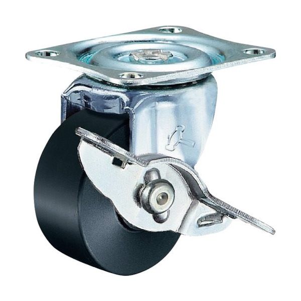 ハンマーキャスター ハンマー Gシリーズ旋回式MCナイロン車輪 50mm ストッパー付 415G-MC50 1個 814-0605（直送品）