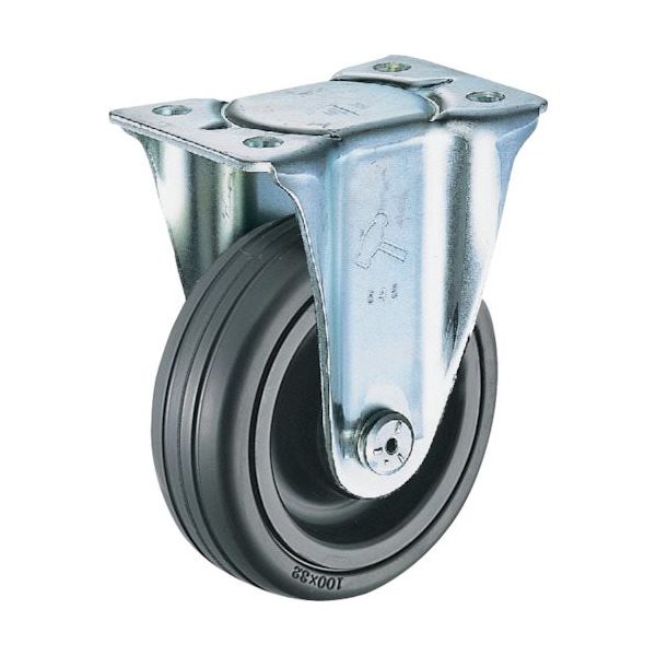 ハンマーキャスター ハンマー 固定式ゴム車輪(ナイロン・ボールベアリング)125mm 400SR-CHR125 1個 814-2195（直送品）