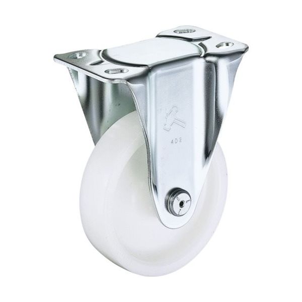 ハンマーキャスター ハンマー 固定式ナイロン車輪 100mm 400SR-N100 1個 814-2212（直送品）
