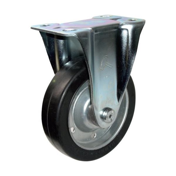 ハンマーキャスター ハンマー 固定式ゴム車輪(ワイドタイプ)125mm 400SR-WR125 1個 814-2270（直送品）