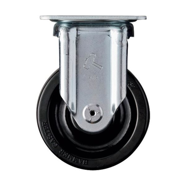ハンマーキャスター ハンマー 固定式フェノール車輪 100mm 420SRP-PH100 1個 814-2949（直送品）