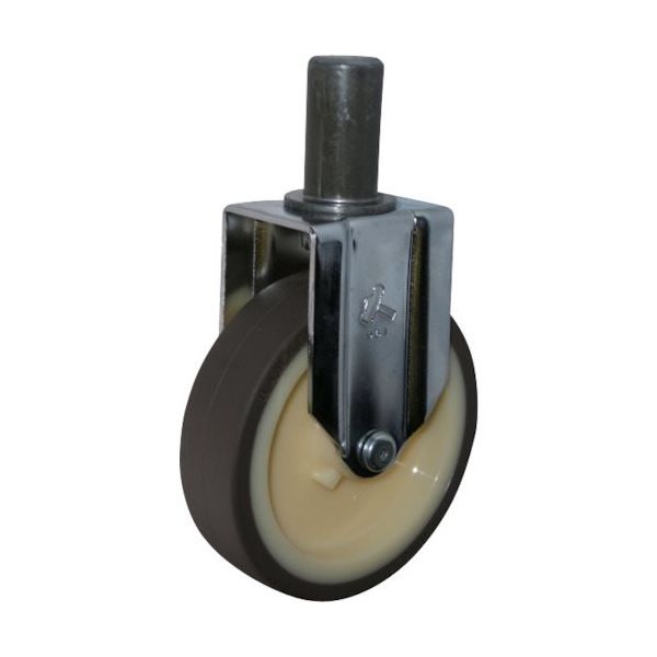 ハンマーキャスター ハンマー 差込み固定式ウレタン車輪(ナイロンホイール)125mm 420EKR-UR125 1個 814-2696（直送品）