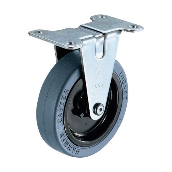 ハンマーキャスター ハンマー 固定式ゴム車輪(ナイロンホイール)85mm 420ER-RN85 1個 814-3610（直送品）