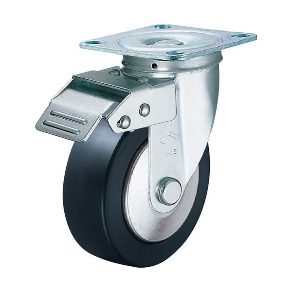 ハンマーキャスター ハンマー スイッチキャスター MCナイロン車輪(ラジアルボールベアリング)100mm 420FAS-MCB100 1個（直送品）