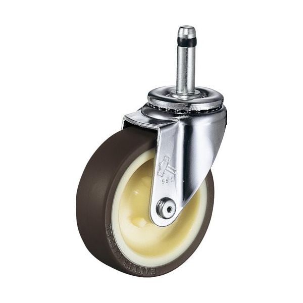 ハンマーキャスター ハンマー 差込み旋回式ウレタン車輪(ナイロンホイール)85mm 420K-UR85 1個 814-1177（直送品）