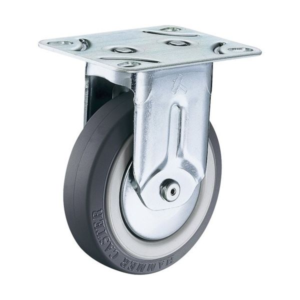 【4個セット】ハンマーキャスター 固定・旋回式ウレタン車輪 4個セット】ハンマーキャスター 固定・旋回式ウレタン車輪