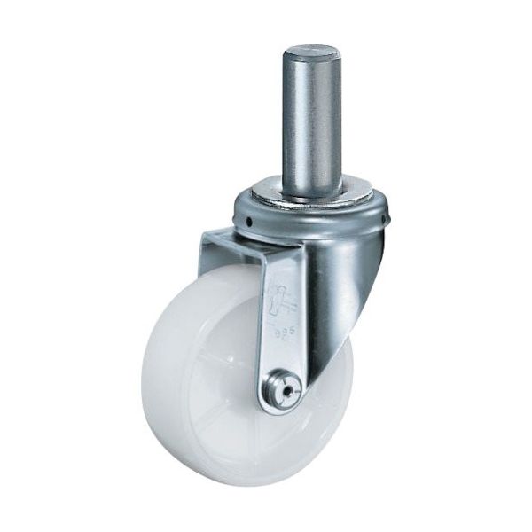 ハンマーキャスター ハンマー 差込み旋回式ナイロン車輪 150mm 420SK-N150 1個 814-2789（直送品）