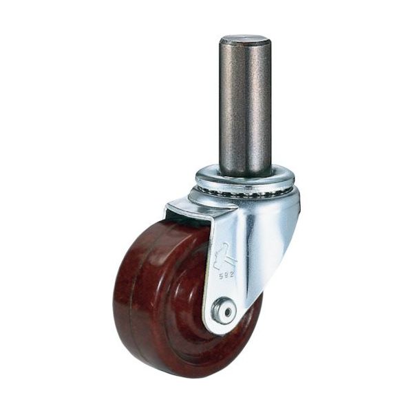 ハンマーキャスター ハンマー 差込み旋回式フェノール車輪 65mm 420SK-PH65 1個 814-2800（直送品）