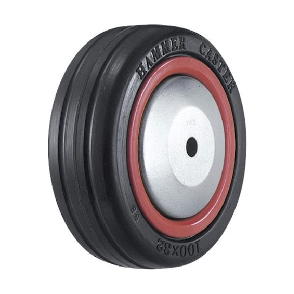 ハンマーキャスター ハンマー M型ゴムボールB入り車輪 125mm 434MB-RB125 1個 814-1339（直送品）