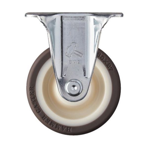 ハンマーキャスター ハンマー 固定式ウレタン車輪(ローラーベアリング)65mm 420SRP-UB65 1個 814-2966（直送品）