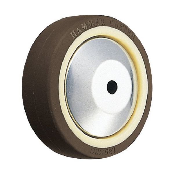 ハンマーキャスター ハンマー S型ウレタンB入り車輪 200mm 439S-UB200 1個 814-1410（直送品）