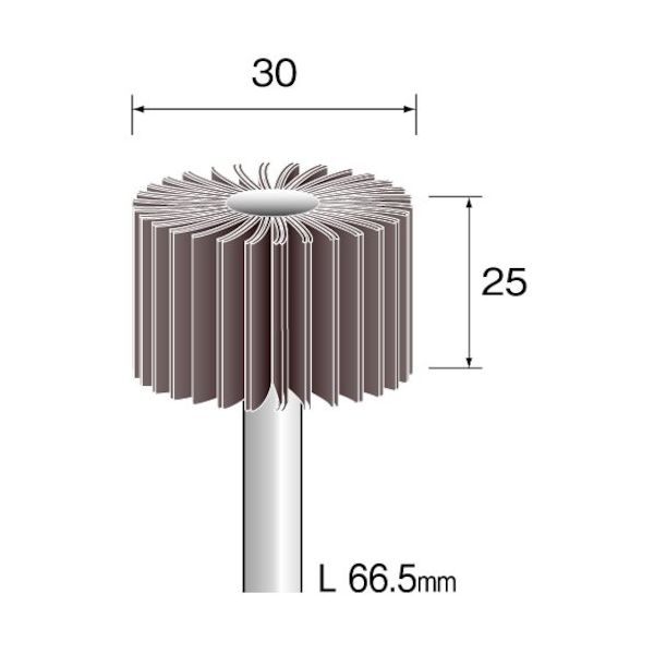 ミニター ミニモ ラジアルサンダー#120 φ30 EA1312 1本 852-9985（直送品）