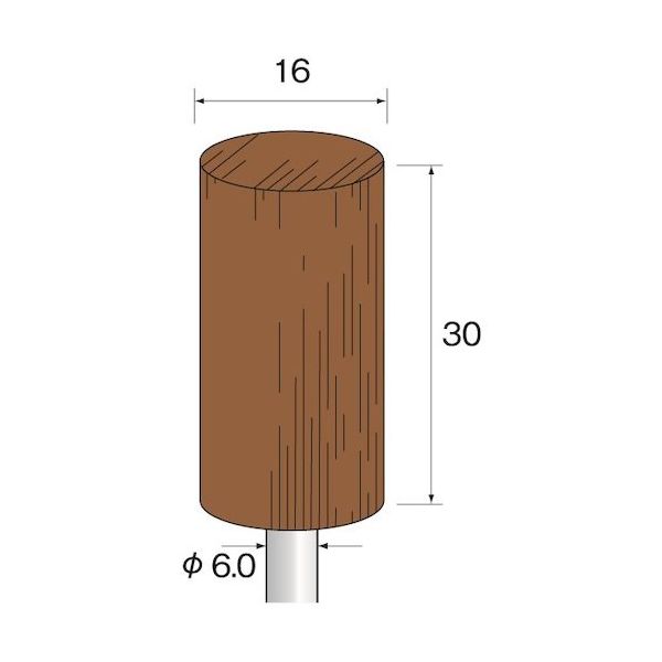ミニター ミニモ ポリッシングウッド スーパーハード φ16 (5個入) GA4555 1袋(5個) 852-7064（直送品）