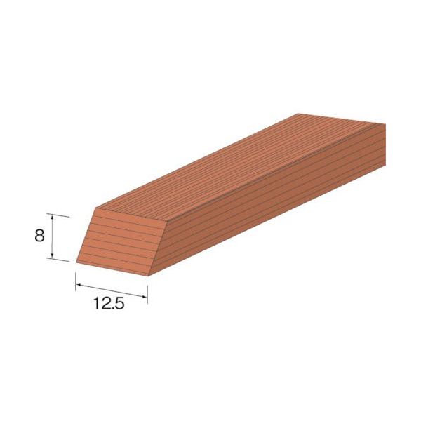 ミニター ミニモ ポリッシングウッドスティック ハード 平 8×12.5mm (5個入) RD3715 1袋(5個) 852-7141（直送品）