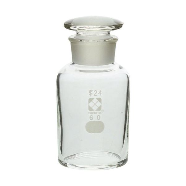 柴田科学 SIBATA 試薬びん 広口 60mL 10入 017070-60A 1箱(10個) 107-0138（直送品）