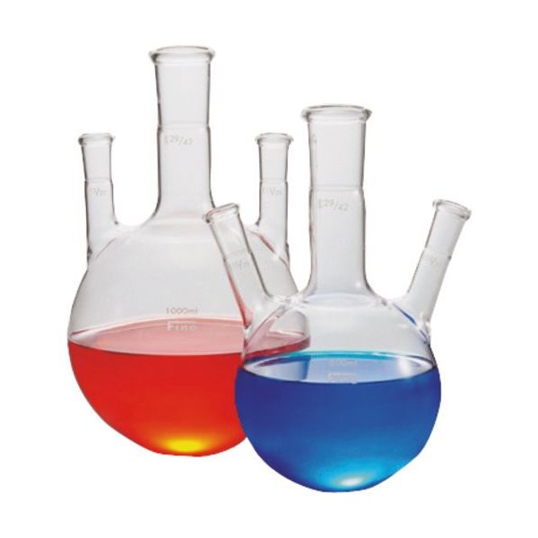 東京硝子器械 TGK Fine透明共通三口フラスコ 1000mL 29ー15 330-13-63-59 1個 190-3949（直送品）