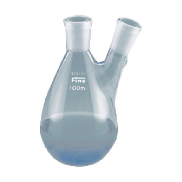 東京硝子器械 TGK Fine共通二口なす型フラスコ 100mL 29ー15 330