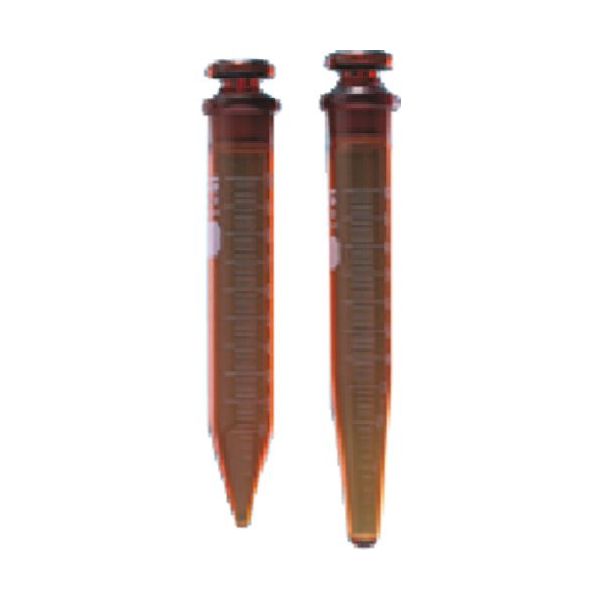 東京硝子器械 TGK 共通沈澱管50mL茶 105H 10本 121-04-53-35 1箱(10本) 190-5090（直送品）