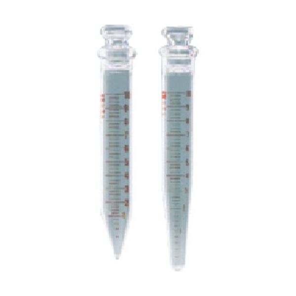 東京硝子器械 TGK 透明共通沈殿管 15mL 白 10本入 121-04-53-43 1箱(10本) 190-3508（直送品）