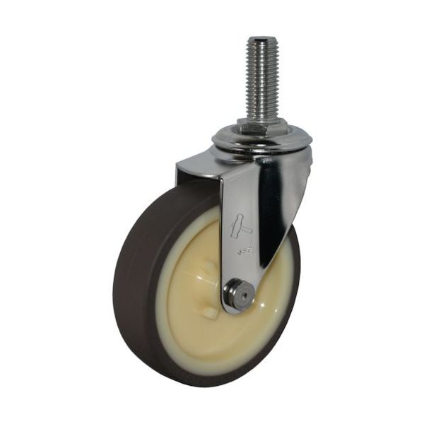 ハンマーキャスター ハンマー EAシリーズオールステンレス 旋回式ウレタン車輪(ナイロンホイール)85mm 320EA-UR85 1個（直送品）