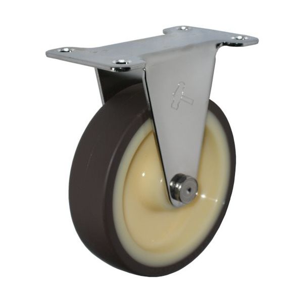 ハンマーキャスター ハンマー Eシリーズオールステンレス 固定式ウレタン車輪(ナイロンホイール)85mm 320ER-UR85 1個（直送品）