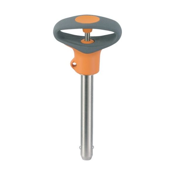 HALDER ボールロックピン セルフロッキング可塑性グリップ付 ピン径16ワーク最大厚80 22380.0796 1個（直送品）