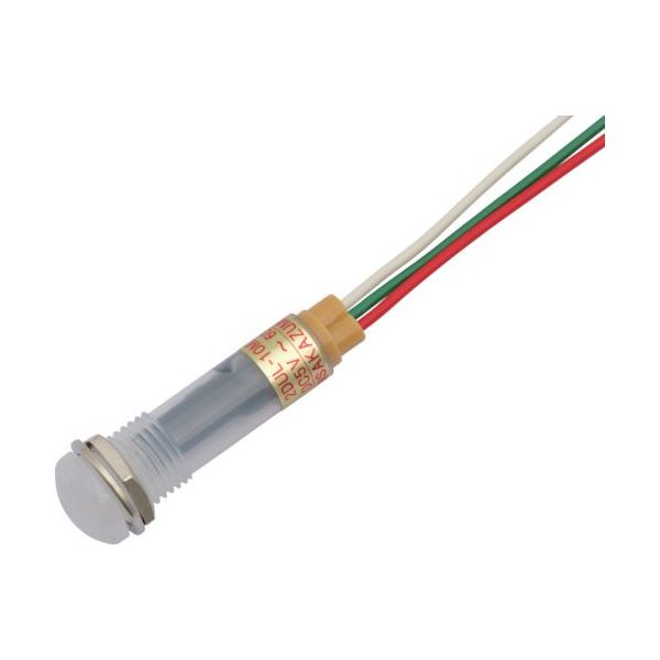 坂詰製作所 サカズメ 2色(赤・緑)点灯LED表示灯 2DULー10ML φ10 2DUL-10ML-DC5V-60V-RG/W 1個（直送品）