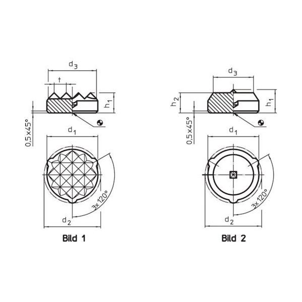 ロームヘルド・ハルダー HALDER ハンドクランク アルミニウム 24330.0416 1個 126-9880（直送品）