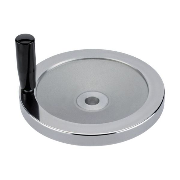 ロームヘルド・ハルダー HALDER ディスクハンドル アルミニウム キー溝なし 回転ハンドル付 24600.0200 1個（直送品）