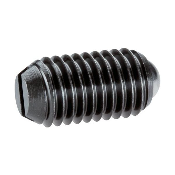 ロームヘルド・ハルダー HALDER スプリングプランジャ ボール、スロット付 快削鋼 ボール径3 22050.0005 1個（直送品）