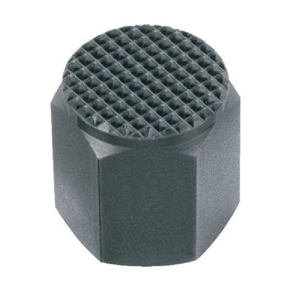 ロームヘルド・ハルダー HALDER レストボタン メネジ付、セレーション面 台座高さ25 ピン径M12 22690.0502 1個（直送品）