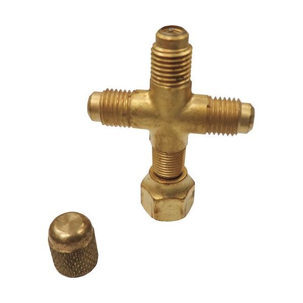 BBKテクノロジーズ BBK アクセツバルブ (クロス) 1/4X1/8 A31520 1個 157-4005（直送品）