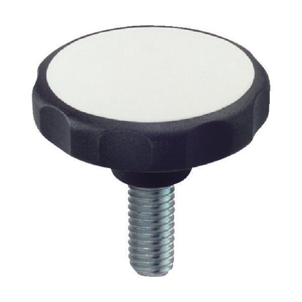 ロームヘルド・ハルダー HALDER スターグリップ オネジ付 プラスチック 白 24750.0421 1個 107-9594（直送品）