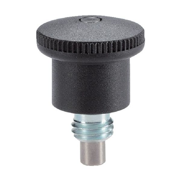 ロームヘルド・ハルダー HALDER インデックスボルト ミニ標準 ホールド機構付 鋼鉄、亜鉛メッキ 呼び寸7 22110.0648 1個（直送品）