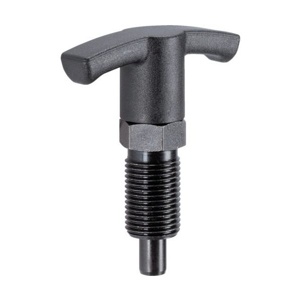 ロームヘルド・ハルダー HALDER インデックスボルト 六角カラーロック機構Tグリップ付 黒染 22110.0832 1個（直送品）