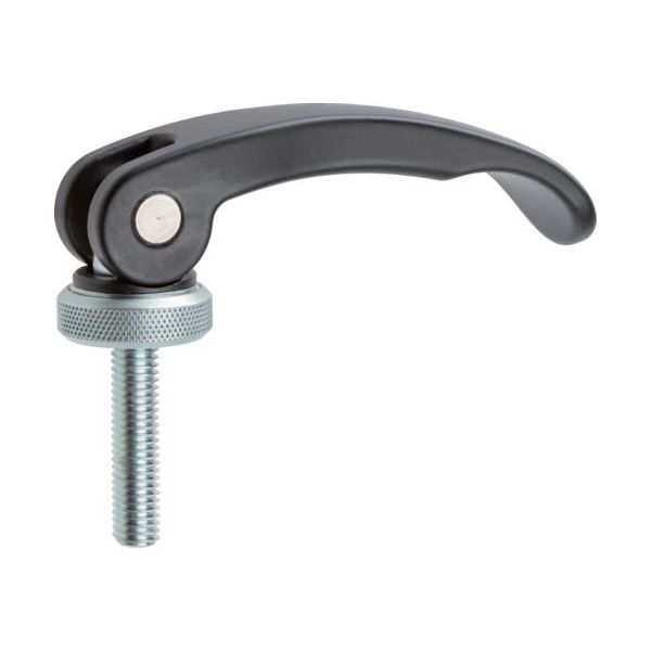 ロームヘルド・ハルダー HALDER 偏心クイッククランプレバー オネジ付 63mm M6 23390.0114 1個 107-9345（直送品）