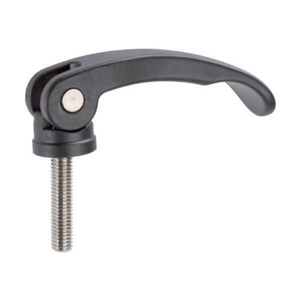 ロームヘルド・ハルダー HALDER 偏心クイッククランプレバー オネジ付 ステンレス鋼 63mm M6 23390.0212 1個（直送品）